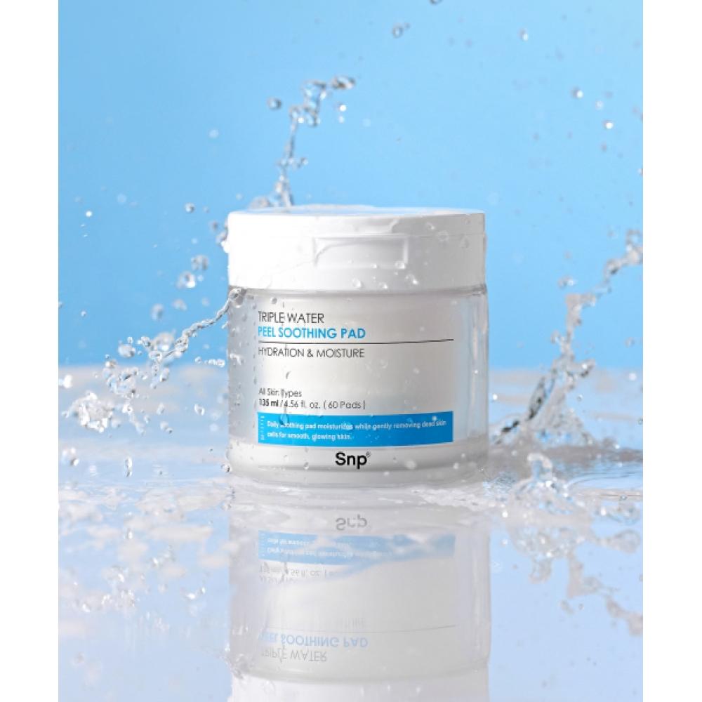 Snp Snp Triple Water Peel Soothing Pad 135ml NONE