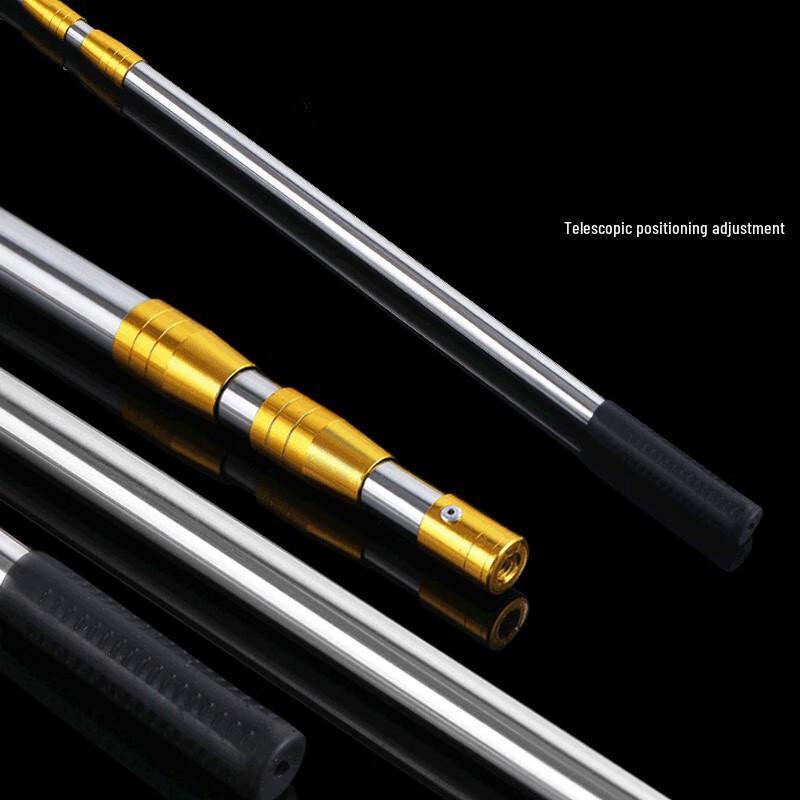Brangdy Telescopic Stainless Steel Fishing Landing Net Pole