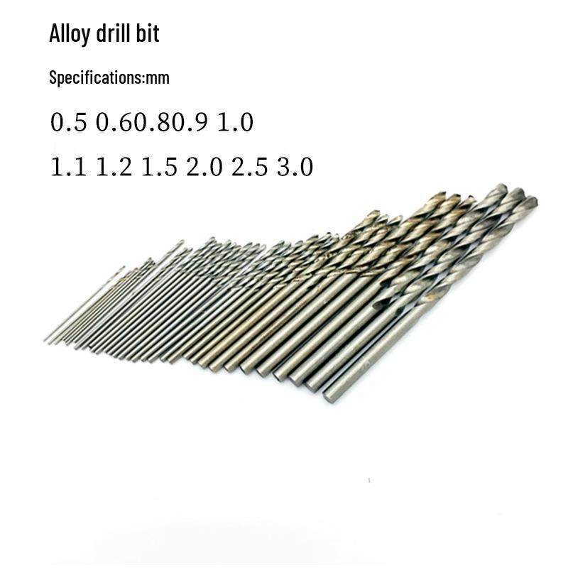 High-Speed Steel Straight Shank Twist Drill Bit Set for Woodworking and Bodhi Craft.