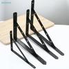 Heavy-Duty Black Metal Shelf Brackets – Wall-Mounted L-Shaped Supports For Floating Shelves In Kitchenliving Room Storage