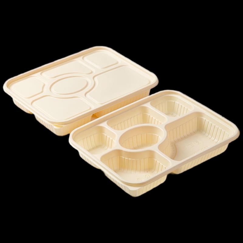 Mr. Corn Biodegradable Multi-Compartment Meal Boxes