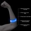 Outdoor Sports Night Running Armband LED Light USB Rechargeable Safety Belt Arm Leg Warning Wristband Cycling Bike Bicy
