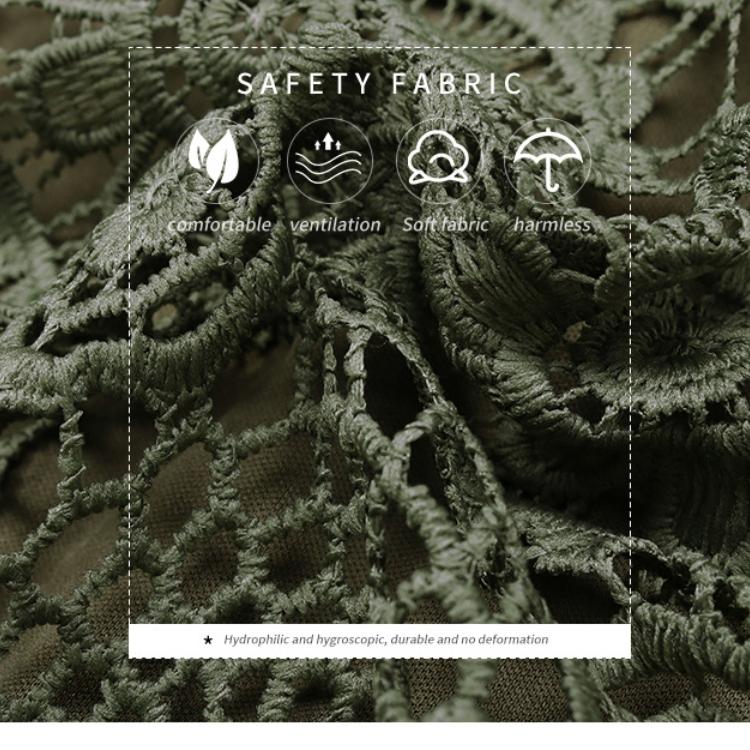 QICED Dámský krajkový literárně svěží dámský top na léto bez rukávů