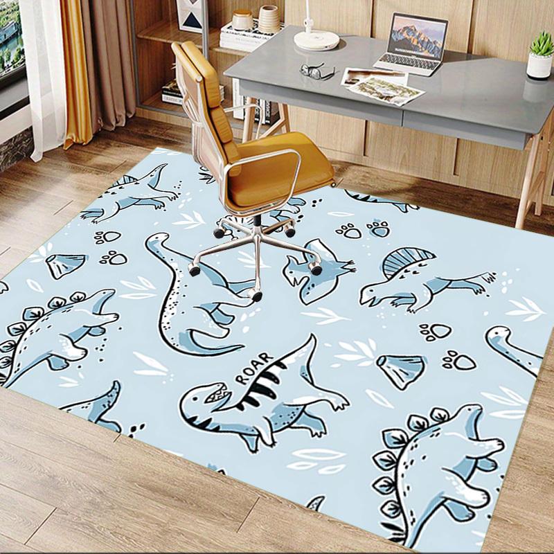 1PC Dinosaur Pattern Extra Large Non Slip Floor Carpet, Office, Family, Bedroom, Studio   Large Area Rug Indoor Rugs, , Vibrant Colors