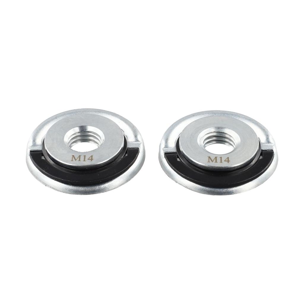 2 PCS 45mm Flange Nuts for Angle Grinder Cup Wheel and Cut Off Disc