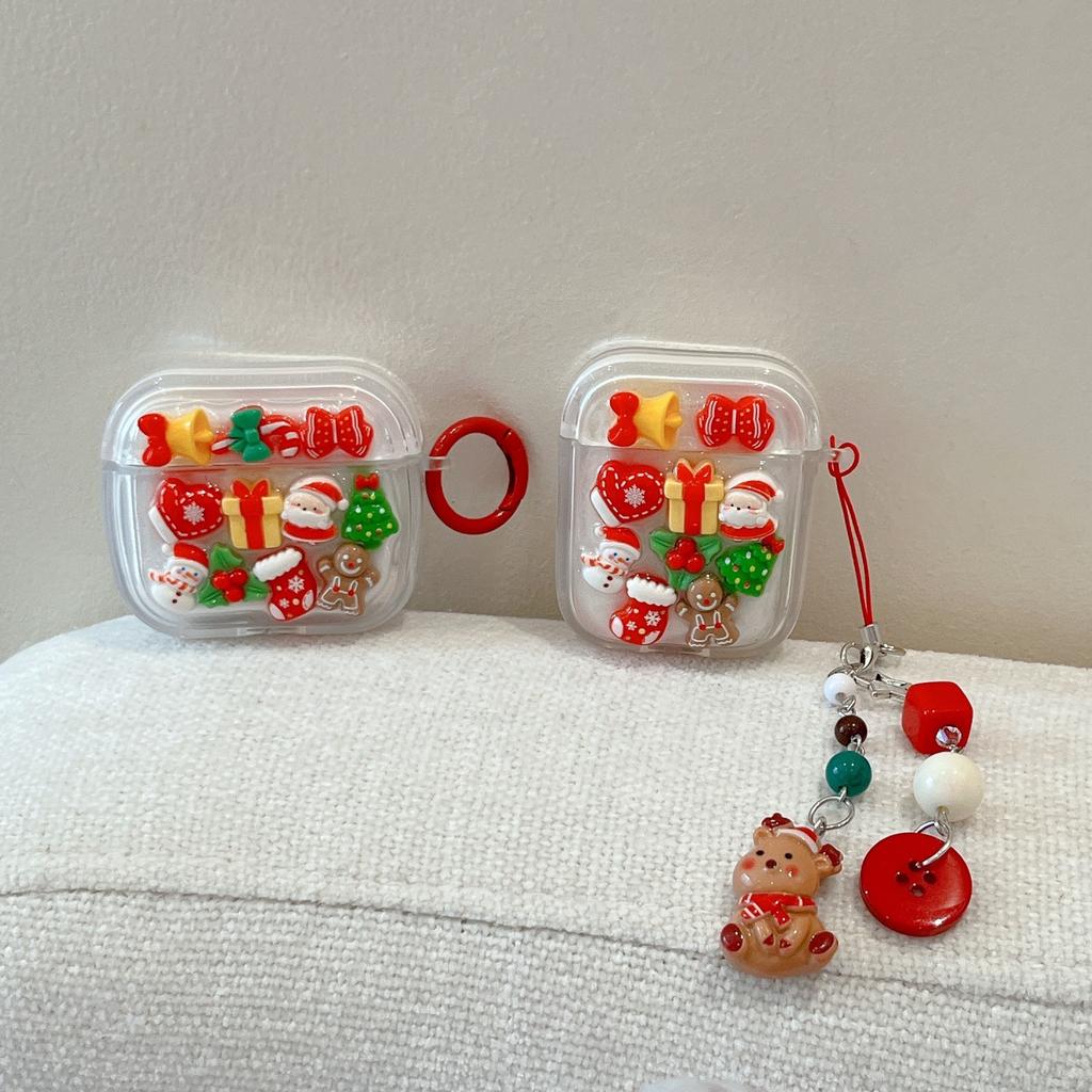 Epoxy Christmas applies AirPods1 Apple earphone case 1/1 generation AirPods pro1 protective case is cute
