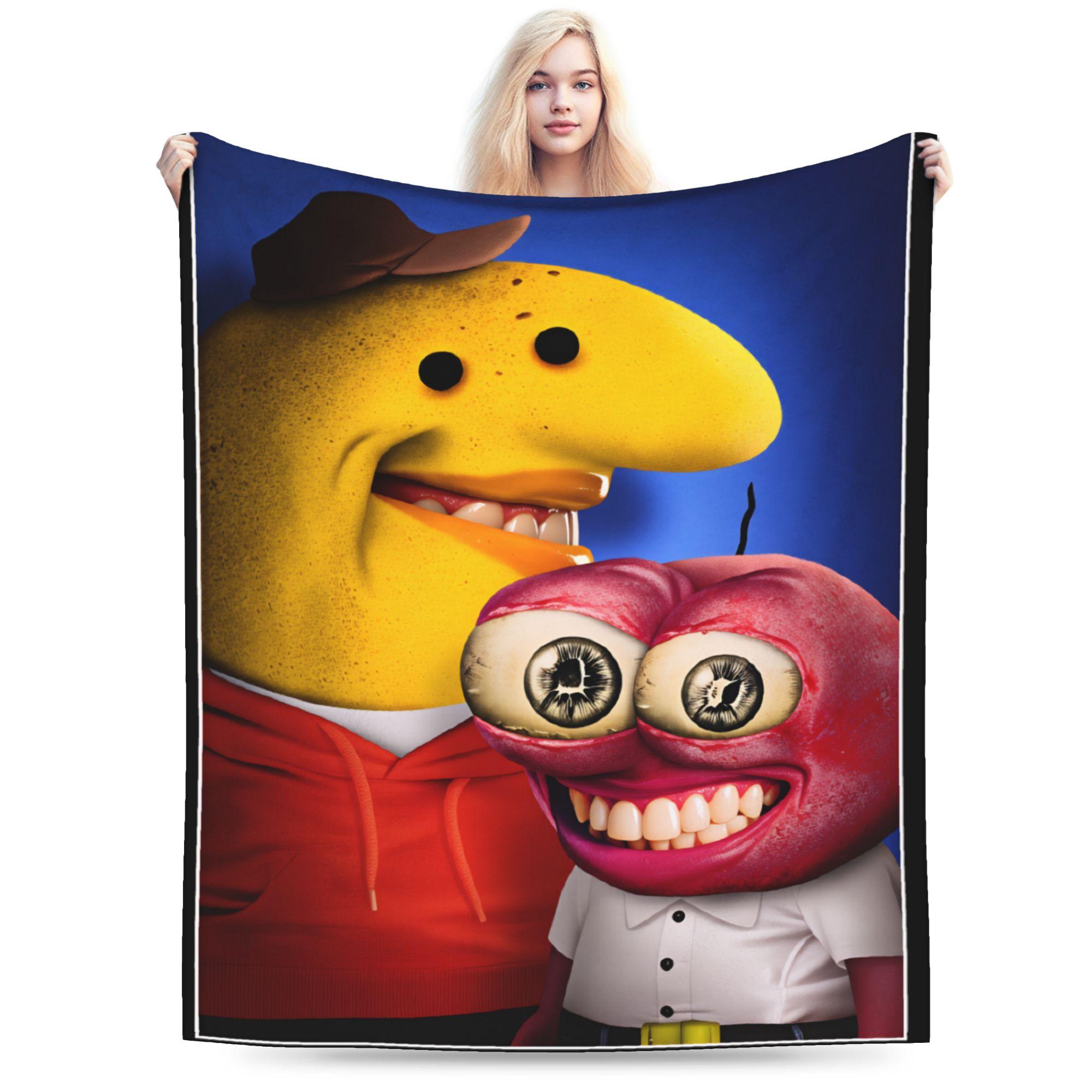 Super Soft Blanket Child Camping Smiling Friends Pim Charlie Throw Blanket Flannel Bedspread For Couch Bed Fluffy Sofa Bed Cover 70x100cm