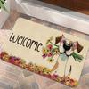Cute Cartoon Anti-Slip Diatom Mud Bathroom Mat - Water Absorbent Foot Pad for Toilet Door