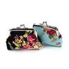 Women Coin Purse Flower Printing Ladies Coin Purse Pocket Coin Pouch Key Credit