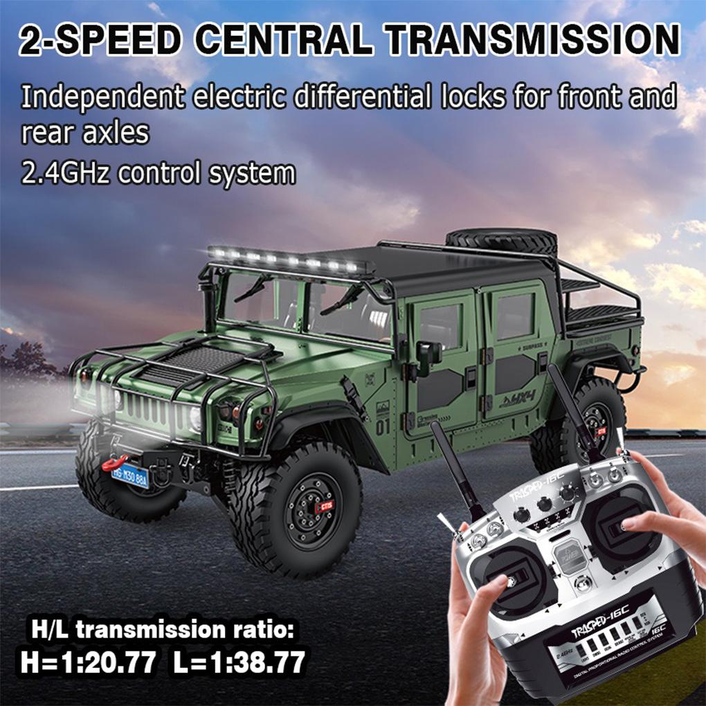 New 1/10 Scale HG P415A RC Car Off-road Vehicle 4x4 Remote Control Crawler Climbing Car Model Toys Gifts with ESC Servo Motor