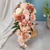 Sophisticated Bridal Hand Bouquet Wedding Accessories Artificial Silk Rose Bridesmaids Holding Flower Bride Decoration
