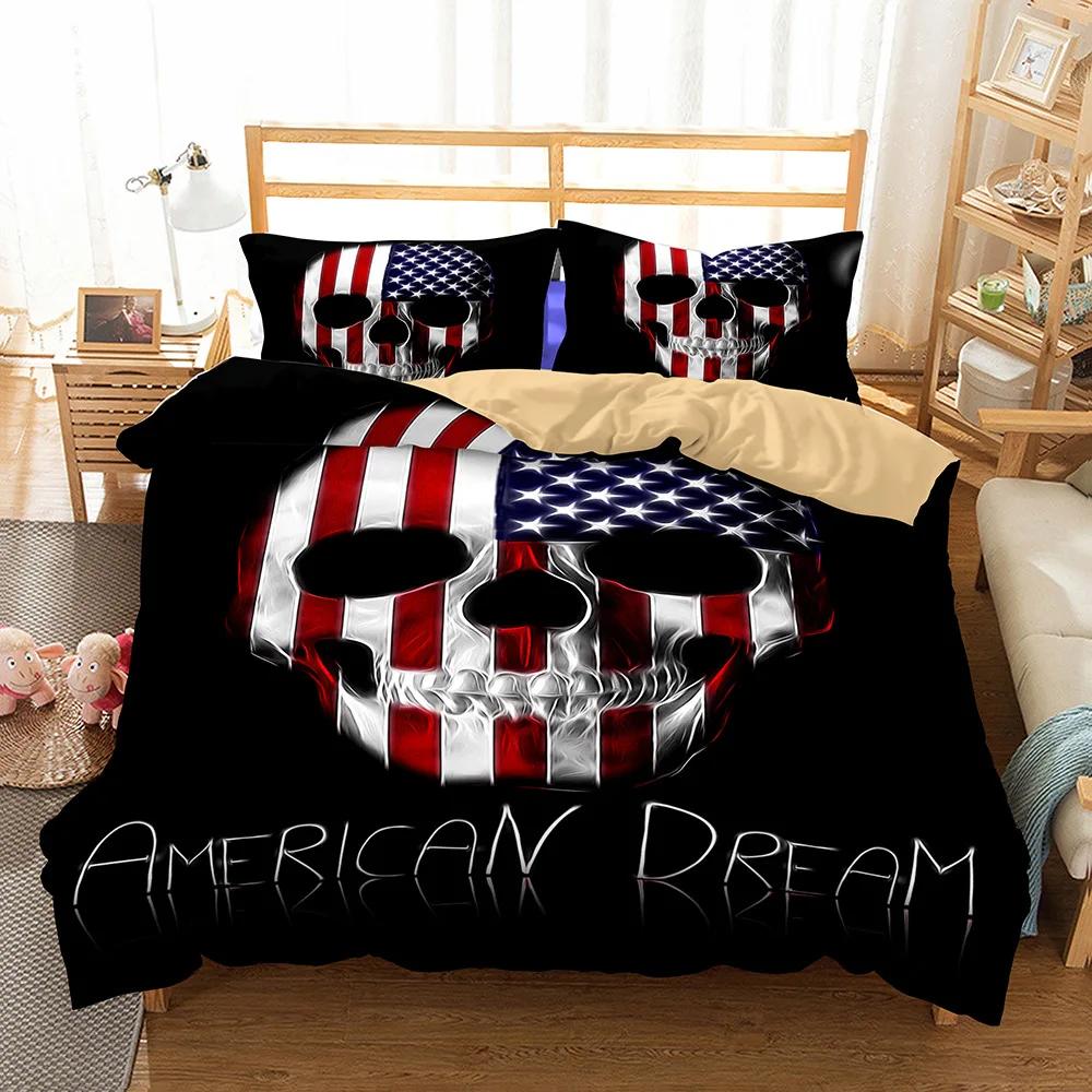 Black And White Milk Pattern Bedding Set Simple Style Soft And Comfortable Duvet Cover Set 3-Piece Children's Duvet Cover Set
