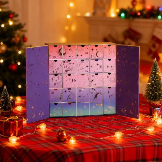 Crochet Society Adventní kalendář 2025 25denní háčkovací odpočítávací kalendář pro pletaře DIY řemeslný vánoční odpočet s návody na přízi