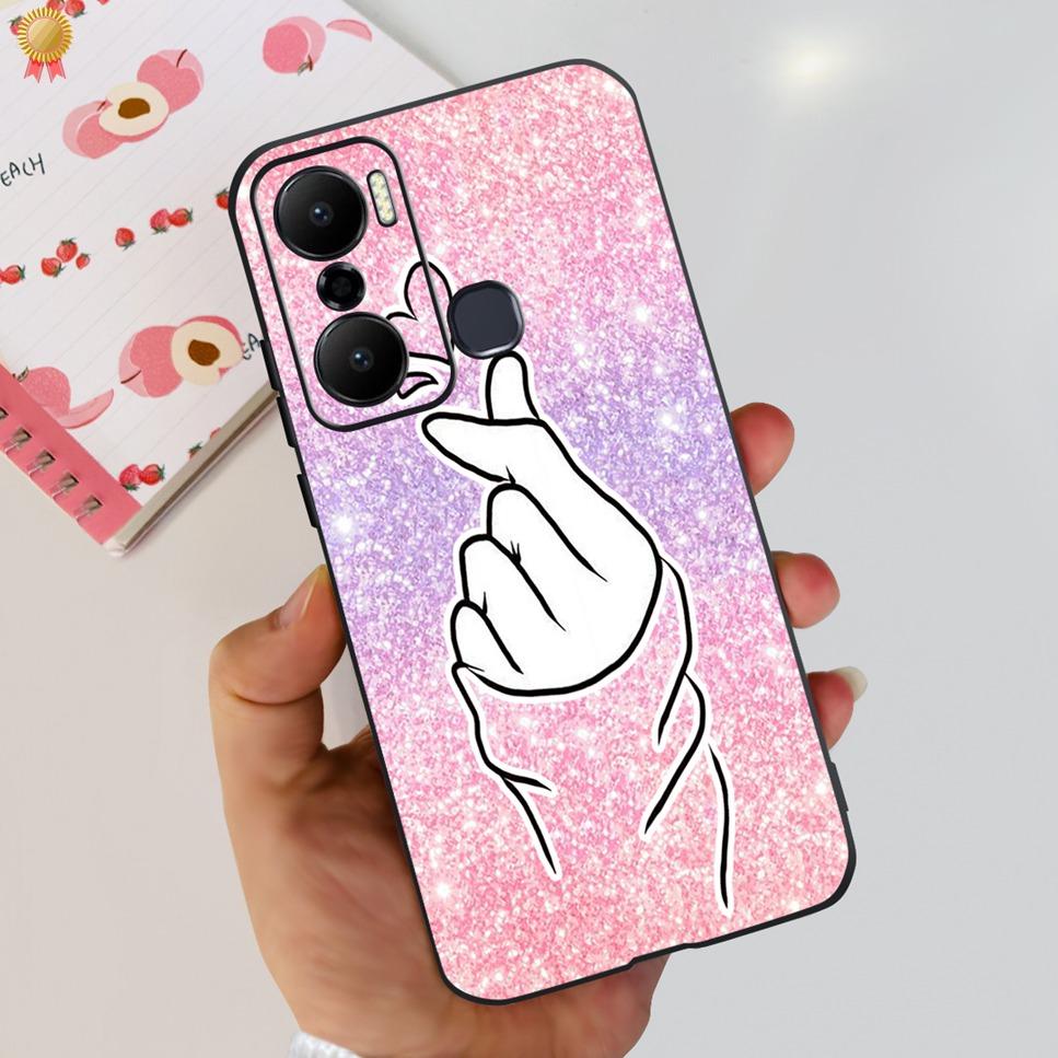 

For Infinix Hot 20 Play 20i 4G Case Cute Astronaut Clear TPU Silicone Bumper Cover For Infinix Hot 20 Play 20i Phone Case Funda Infinix Hot 20i