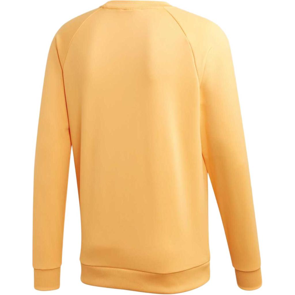 Adidas Originals Trefoil Logo Print Crewneck Sweatshirt Men Sweatshirt Shining-Orange EJ9679