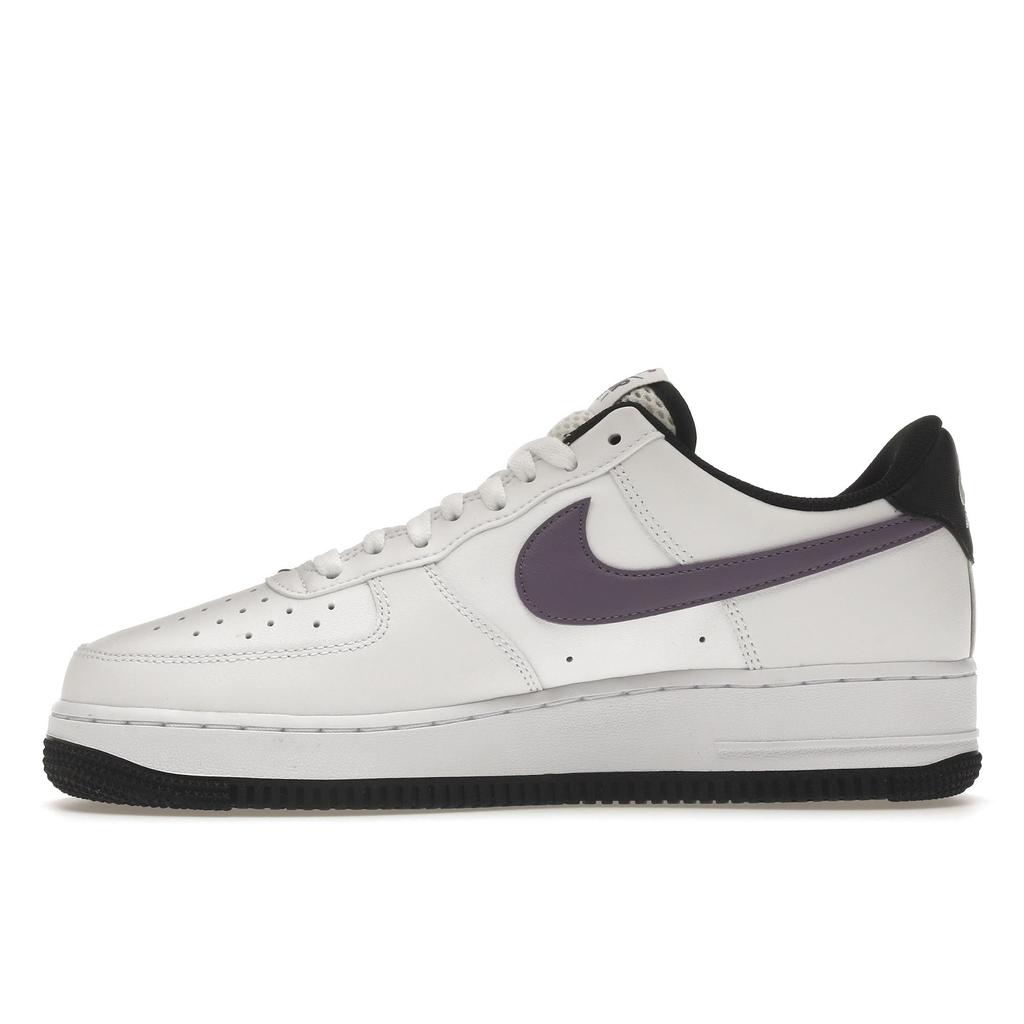 Nike Air Force 1 07 LV8 Hoops - Weiß Canyon Lila Herren Sneaker Schwarz DH7440-100
