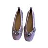 Fashion Flat Shoes for Women Spring and Autumn New Flower Round Toe Ballet Shoes for Women in 2025 Flat Ladies Shoes zapatillas mujer