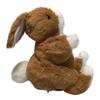 Cute Hanbai Plush Hand Puppet, Plush Type, PV Rabbit, Sitting, Brown, J0080