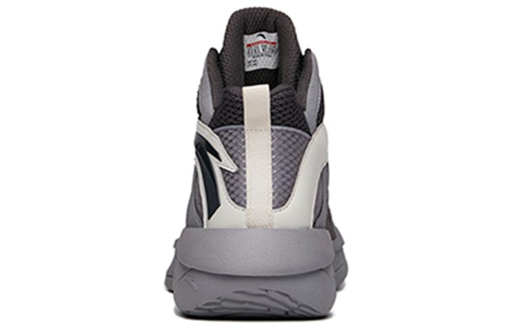 Men's Sneakers Anta Wind Tunnel 2 Abrasion Resistant Breathable High top Basketball Shoes Men's Gray