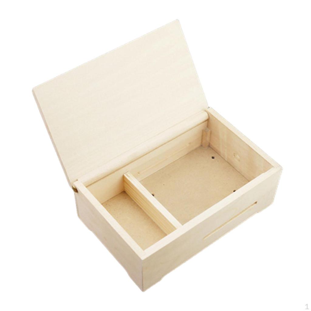 30 Note Wooden Music Box, Easy to Use, Hand Crank Ideal for Christmas, Halloween,
