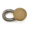 2PCS Solid Color Glossy Spring Expansion Waist Button