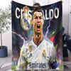 CCristiano RRonaldo CR7 Blanket For Girl Boy Sofa Office Travel Comfort Leisure Camp Travel  Multifunctional Universal Blanket