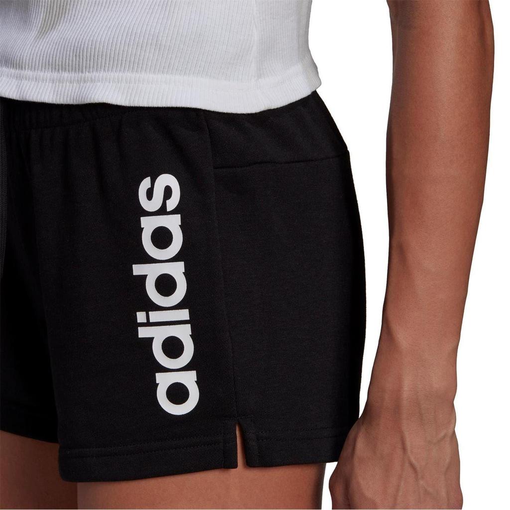 Adidas Womens/Ladies Cotton Logo Slim Shorts