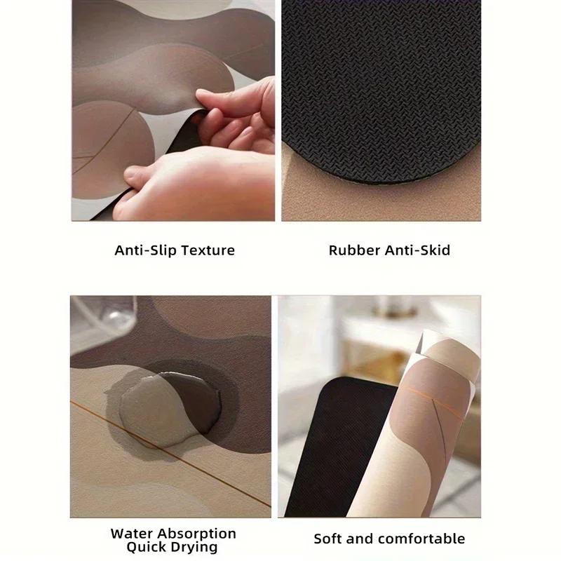 Drying Mat Coffee Mat Super Absorbent Drying  Large Dish Drying Mats For Kitchen Counte Mat For Toilet Countertop Home Supplies
