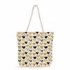 Multifunctional Valentine's Day Printed Thick Rope Shoulder Beach Bag Casual Large Capacity Handbag 0122