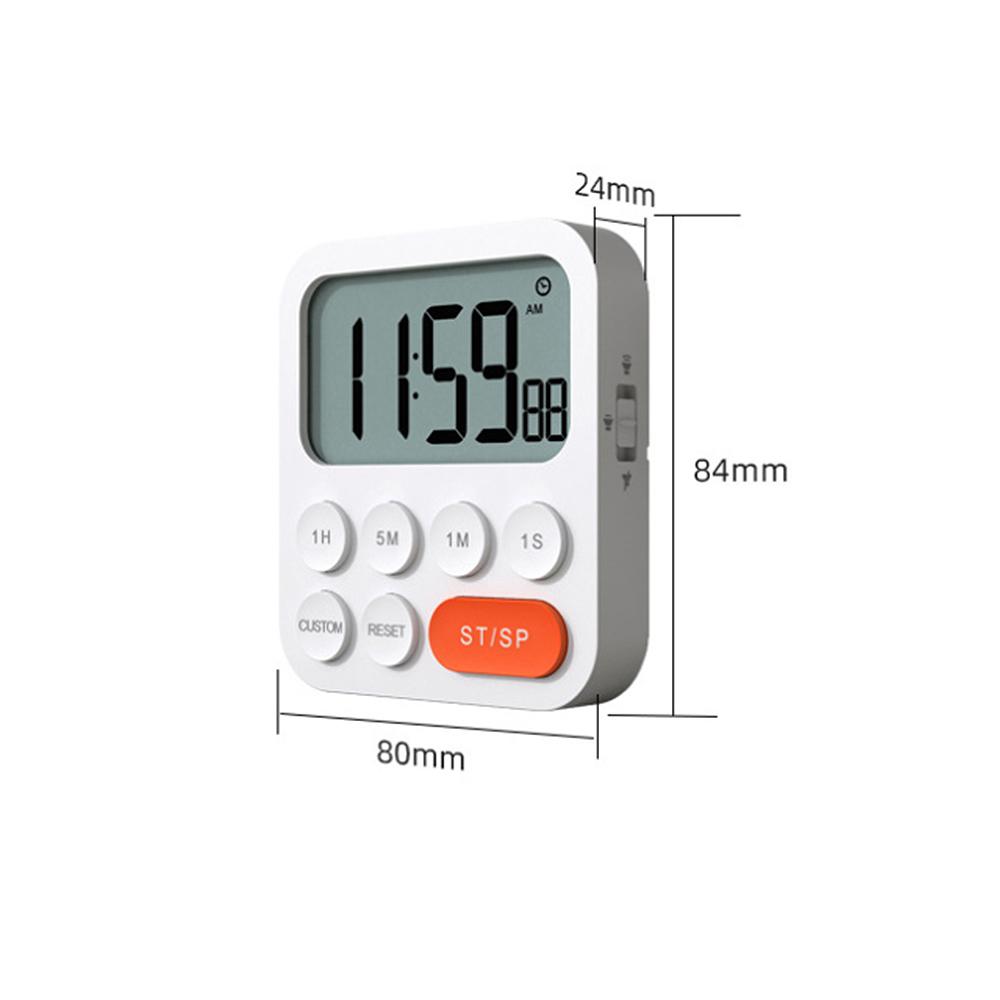 Digital Kitchen Timer Magnetic Count UpDown Clock with Custimize Function Stand and Large LCD