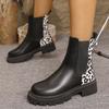 Fashion New Autumn Women Luxury Boots Winter Comfortable Platform Shoes for Women Anti-slip Short Chunky Ankle Boots Zapatos De Mujer