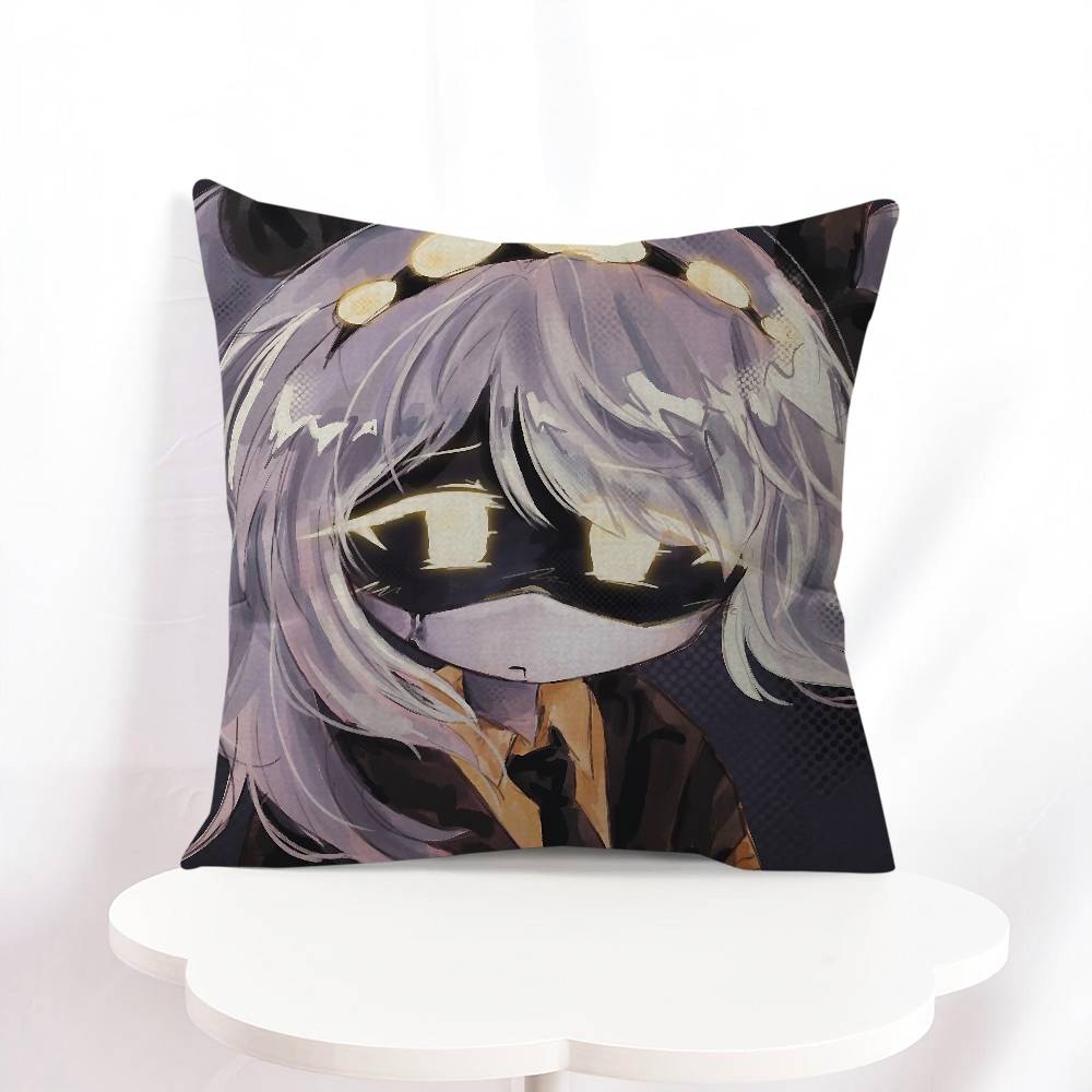 M-убийство Дроны Наволочки Мультяшный Диван Декоративный Дом Двусторонняя Печать Короткий Плюш Милая Наволочка 16x16Inch