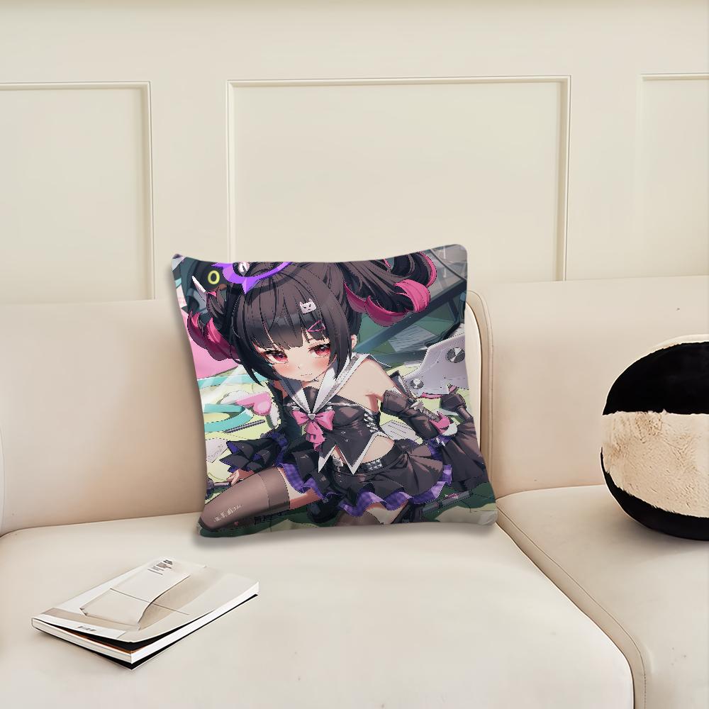 Game Zenless Zone Zero Nangong Yu cushion cover Pillow Cover Decoration Room Home Sofa living Office Car Nordic Simplicity