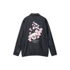 Li-Ning Sakura Series Botanical Floral Loose Casual Jacket Unisex Jackets Black AFDS943-5
