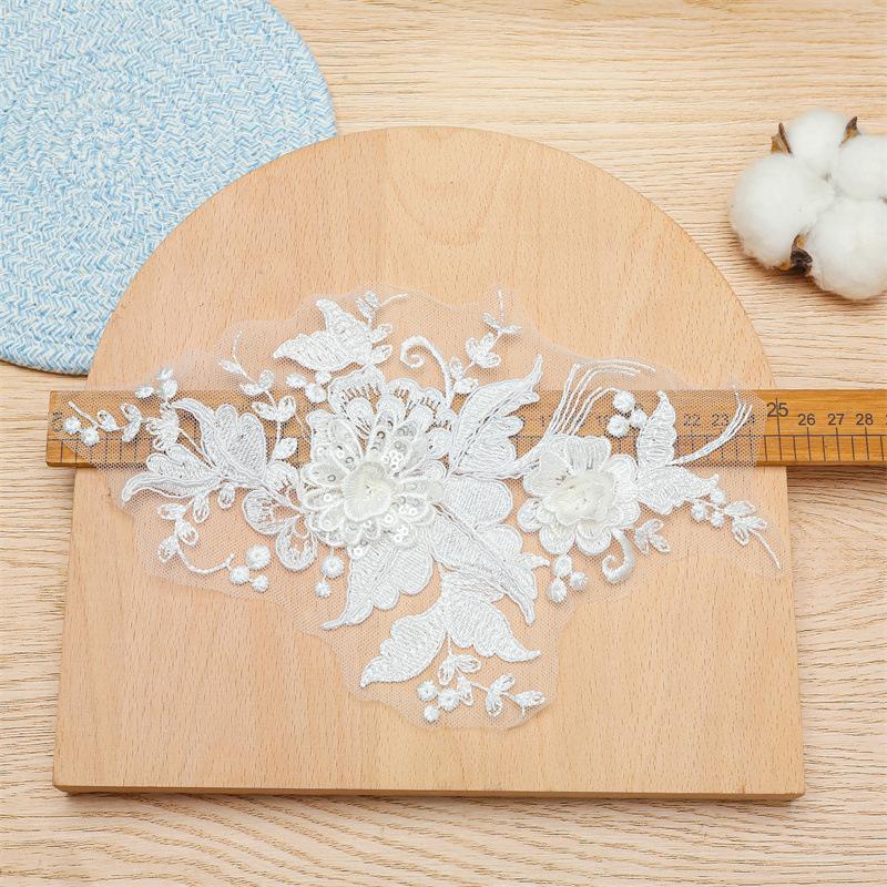 Three-Dimensional Embroidery, Flower Cloth Stickers, Beads, Car Bone, Lace Stickers, Flower Materials, Accessories, Clothing Decorative Flowers