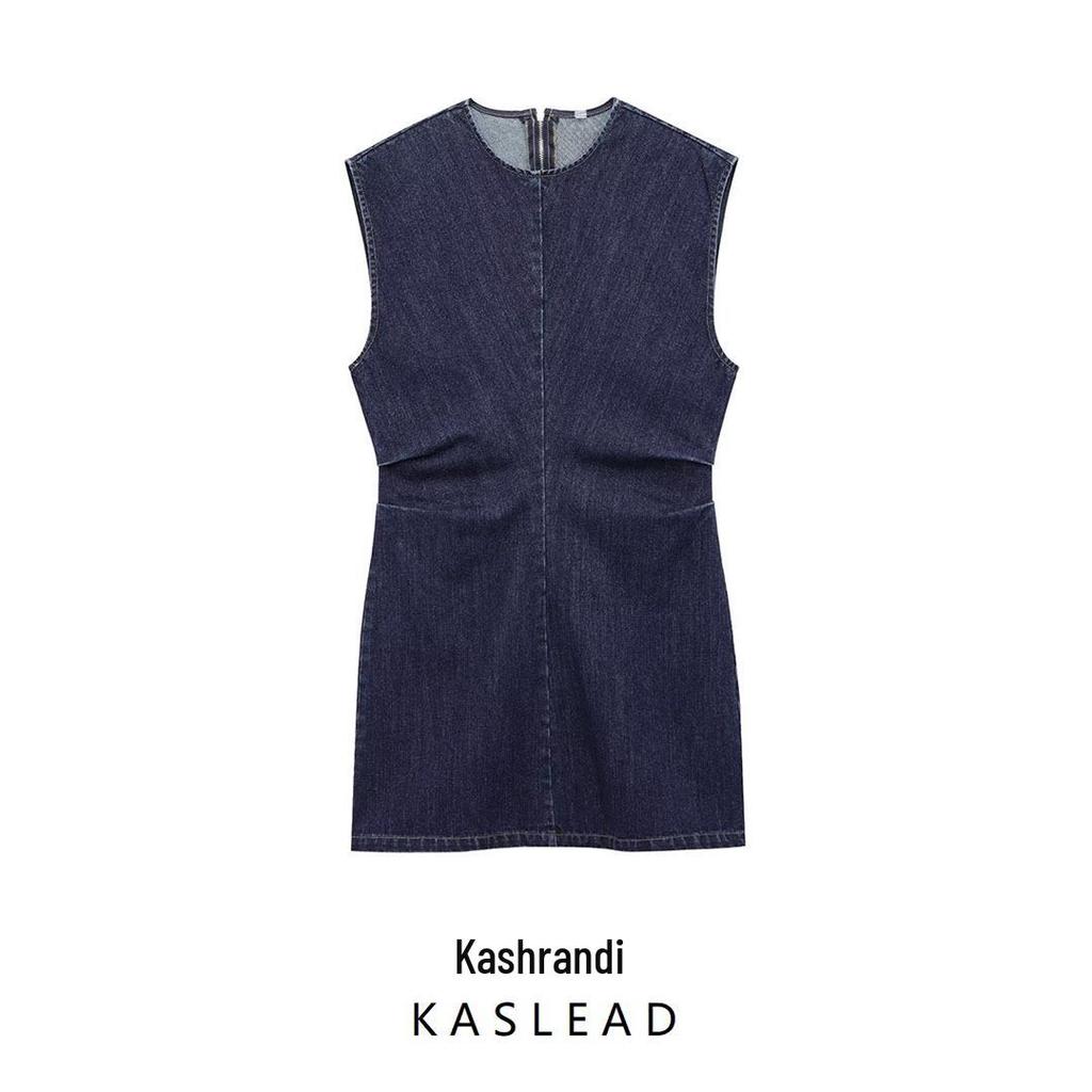 Rochie de blugi de damă de primăvară 2025, stil european și american, subțiatoare