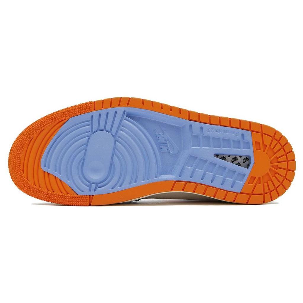 Air Jordan 1 High Zoom Comfort 2 Royal Pulse Alpha Orange Sneakers da Uomo Blu Vela Argento Chiaro DV1307-184