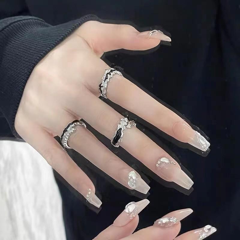 Fashionable Copper Chic Ring For Women With Unique Geometric Design Openfinger
