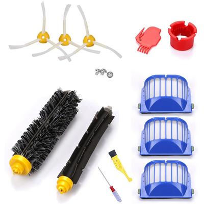 Ersatzfilter für iRobot Roomba 600 Serie 605 610 614 615 616 620 625 630 Staubsauger Klopfer Seitenbürste