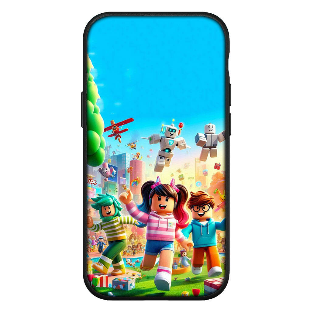 For Motorola Moto Edge 70 60 50 G54 G24 G15 G86 Samsung Galaxy S25 iPhone 17 16 15 Xiaomi Redmi Note 14 13 Pro Max Phone Case Cartoon R-Robloxs Cover