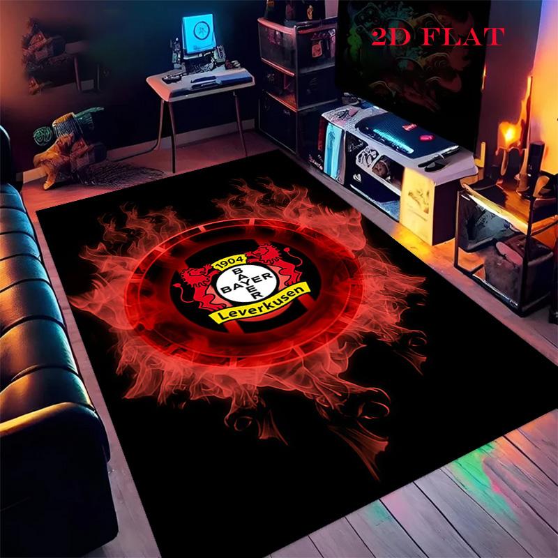 

Bayer 04 Leverkusen logo Carpet Rug for Living Room Bedroom Home Sofa Decoration,Kids play Nonslip Floor Mat 40x60cm( 15x23in )