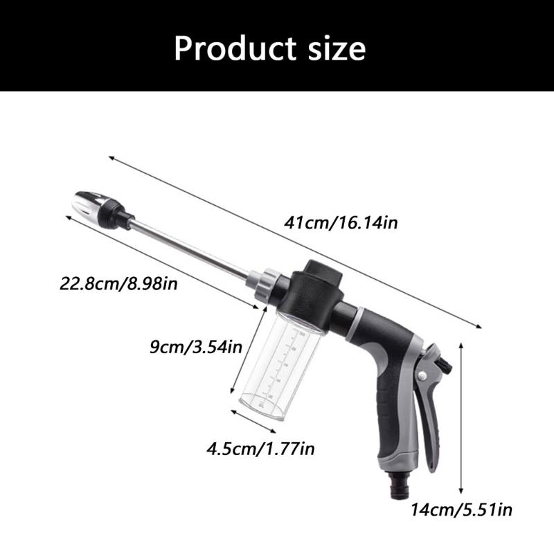 Quick Connect Corrosion Resistant Car Wash Sprayer Power Washer Aluminum Water Sprayer for Home Use