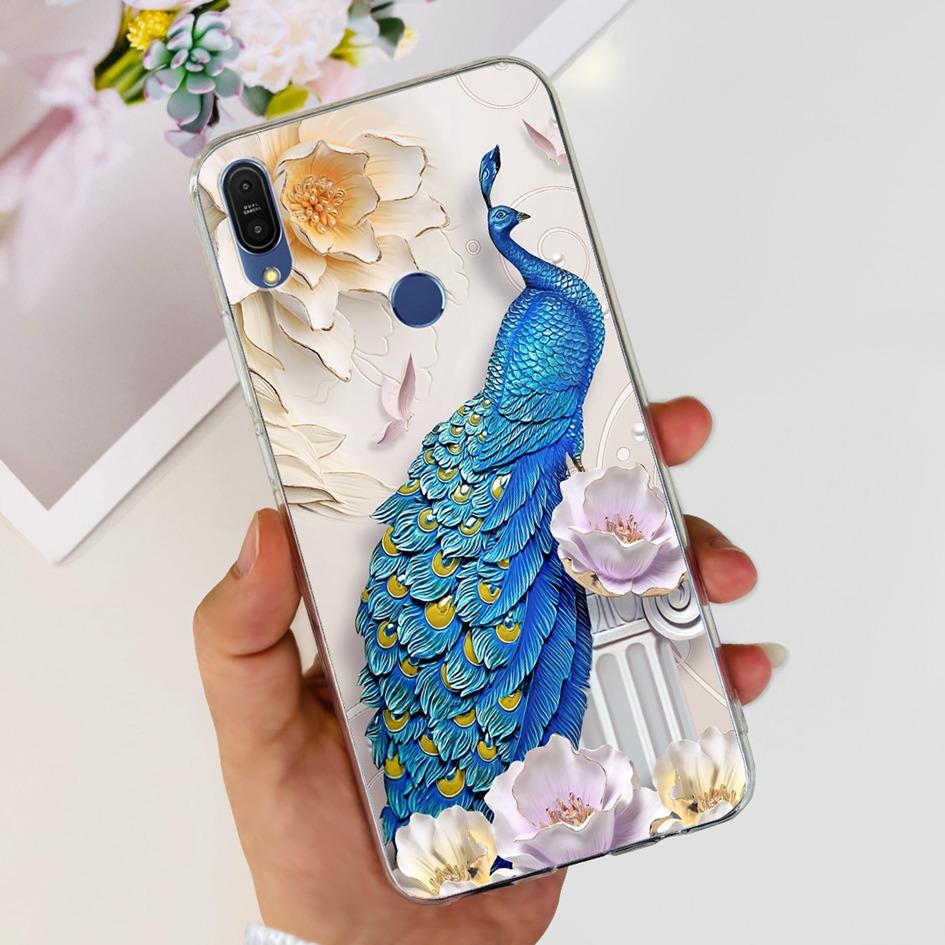 5.99" Case For Asus Zenfone Max Pro (M1) ZB601KL ZB602K Cover X00TDB Fashion Pattern Clear Soft Silicone Fundas Phone Back Cover
