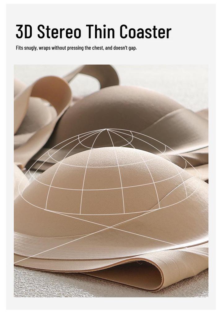 Summer Seamless Support Bra for Large-Breasted Women: Flattens, Lifts, and Gathers for a Slimmer Look