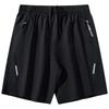 Men’s Lightweight Athletic Shorts with Adjustable Drawstring Waist and Zippered Pockets for Sports and Daily Wear