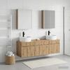Bathroom Cabinet Set 5 pcs Artisan Oak 53 x 15.5 x 70 cm