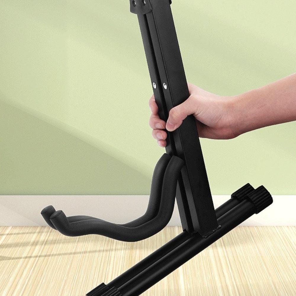 a-Frame Guitar Stand Metal Electric Guitar Bracket Sturdy and Stable Portable Guitar Rack Floor