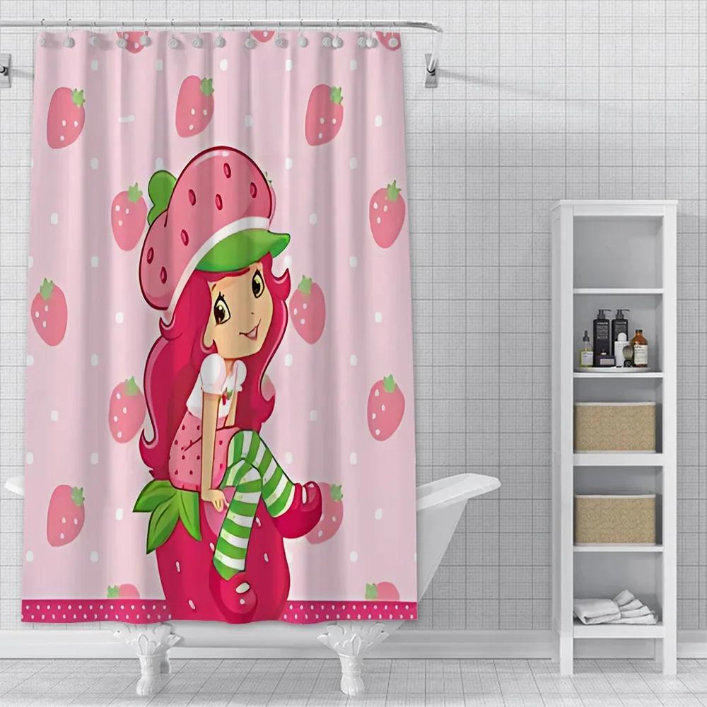 

Exquisite Shower Curtain Waterproof Polyester Fabric Paint Bath Curtains Home Bathroom Decor Curtain 90x180cm-35x70in