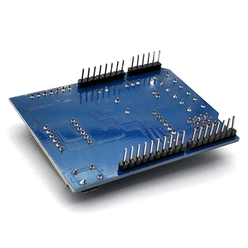 Multifunktions-Shield ProtoShield Multifunktionales Erweiterungsboard Sensor-Shield-Modul mit vier Digitalanzeigen für Arduino