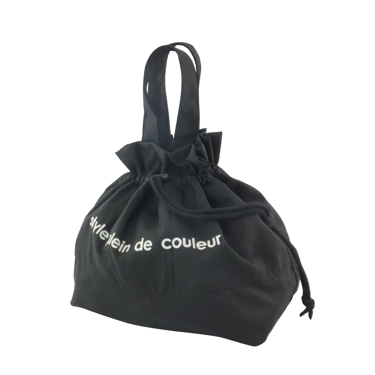 

At First Lunch Drawstring Large Colors AF6351 Bag, Black, Size, чорний